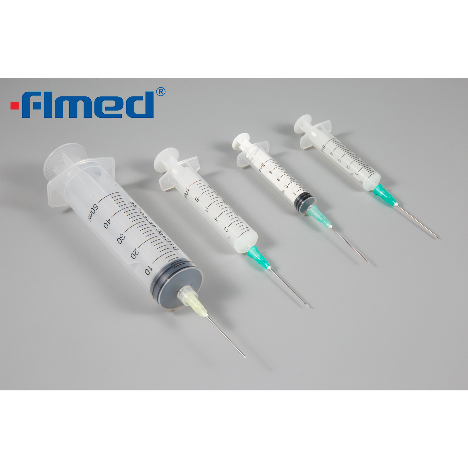3-delige wegwerp medische spuiten met naalden PE/Blister Packing