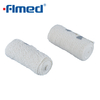 Zacht ademend en comfortabel katoen en spandex crêpe verbanding voor het bevestigen van wonden gewone bandage elastische verbandclips