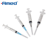 3-delige wegwerp Luer Lock Tip Syringe